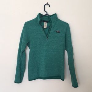 Patagonia teal quarter zip! XS